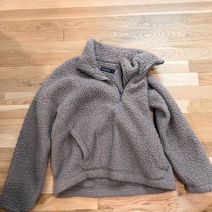 Abercrombie and fitch fluffy teddy sweatshirt